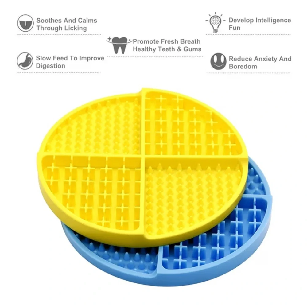 🌺 3/$25 🌺 Silicone Dog & Cat Lick Mat/ Slow Feeder | Heavy-Duty, Dishwasher Safe